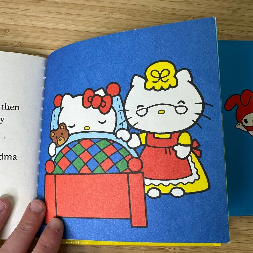 Vintage‎ 1982 Sanrio Hello Kitty and My Melody Board Books Lot READ